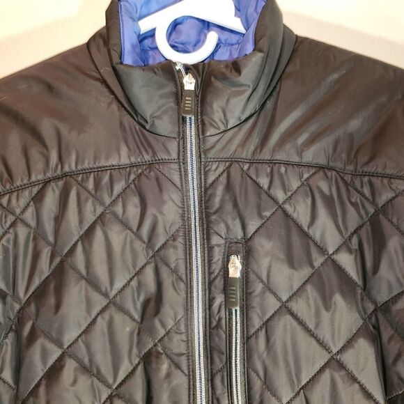 Land's End Women's Primaloft Puffer Jacket Size Medium-Black - Picture 2 of 9